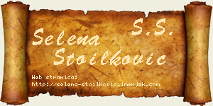 Selena Stoilković vizit kartica